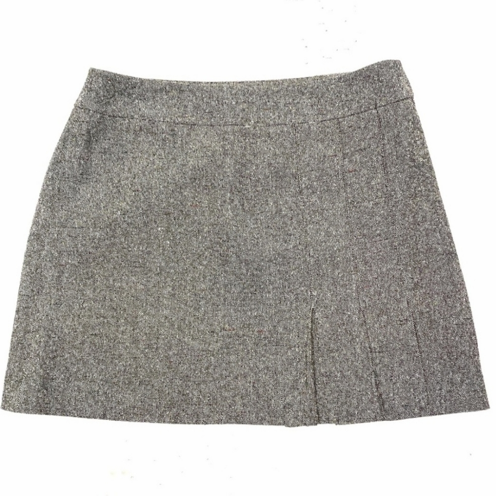Kenar Tweed A-Line Mini Skirt, Size 10
